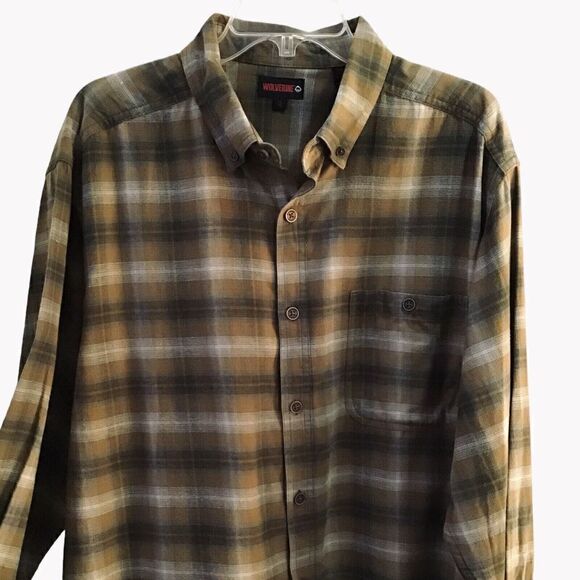 Wolverine Men’s Button Down Long Sleeve Western Shirt Size XL - Picture 1 of 4